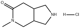 6H-Pyrrolo[3,4-c]pyridin-6-one, octahydro-5-methyl-, hydrochloride (1:1) Struktur