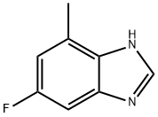 6-Fluoro-4-methyl-1H-benzimidazole Struktur