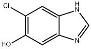 6-Chloro-1H-benzoimidazol-5-ol Struktur