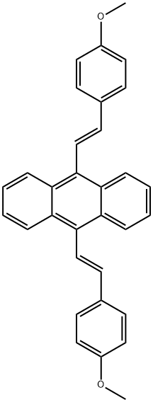 Anthracene, 9,10-bis[(1E)-2-(4-methoxyphenyl)ethenyl]-