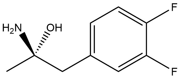 Benzenepropanol, β-amino-3,4-difluoro-, (βS)- Struktur