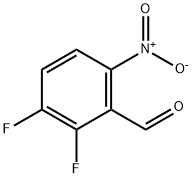 Benzaldehyde, 2,3-difluoro-6-nitro- Struktur