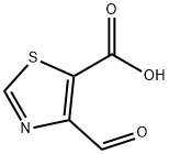 5-Thiazolecarboxylic acid, 4-formyl- Struktur