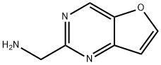 Furo[3,2-d]pyrimidine-2-methanamine Struktur