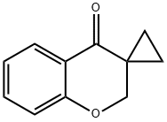 2,4-dihydrospiro[1-benzopyran-3,1'-cyclopropan]-4-one Struktur