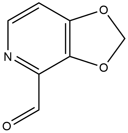 1,3]Dioxolo[4,5-c]pyridine-4-carbaldehyde Struktur