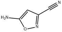 3-Isoxazolecarbonitrile, 5-amino- Struktur