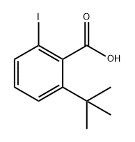 Benzoic acid, 2-(1,1-dimethylethyl)-6-iodo- Struktur