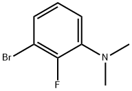 3-Bromo-2-fluoro-N,N-dimethylaniline Structure