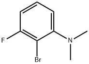 2-Bromo-3-fluoro-N,N-dimethylaniline Struktur