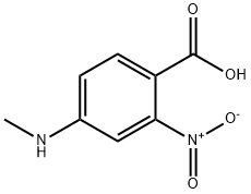 Benzoic acid, 4-(methylamino)-2-nitro- Struktur