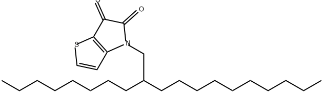 4H-Thieno[3,2-b]pyrrole-5,6-dione, 4-(2-octyldodecyl)- Struktur