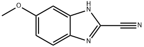 1H-Benzimidazole-2-carbonitrile, 6-methoxy- Struktur