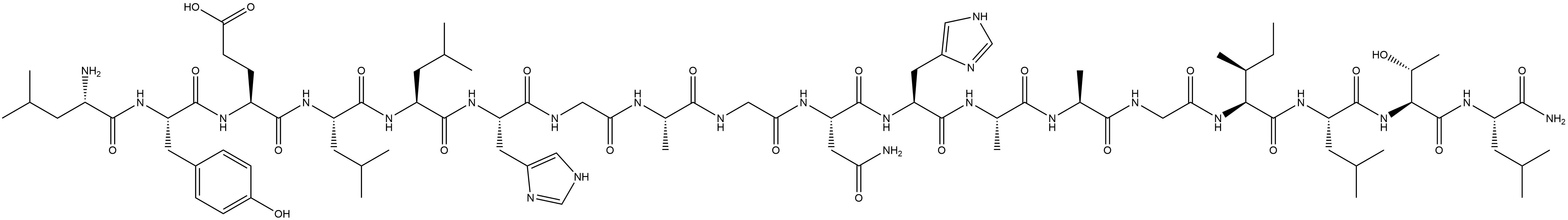 Orexin A (16-33) Struktur