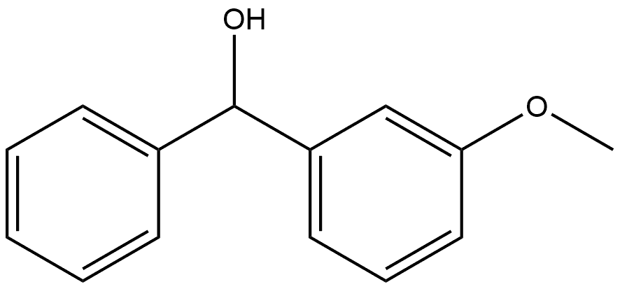 (S)-(3-methoxyphenyl)(phenyl)methanol Struktur