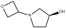 3-Pyrrolidinol, 1-(3-oxetanyl)-, (3S)- Struktur