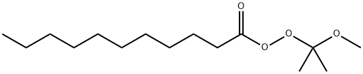 Undecaneperoxoic acid, 1-methoxy-1-methylethyl ester Struktur