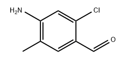 Benzaldehyde, 4-amino-2-chloro-5-methyl- Struktur