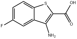 3-Amino-5-fluorobenzo[b]thiophene-2-carboxylic acid Struktur