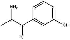 3-(2-Amino-1-chloropropyl)phenol Struktur