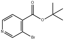 tert-Butyl 3-bromopyridine-4-carboxylate Struktur