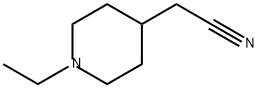 4-Piperidineacetonitrile, 1-ethyl- Struktur