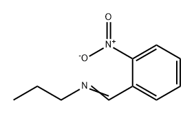 1-Propanamine, N-[(2-nitrophenyl)methylene]- Struktur