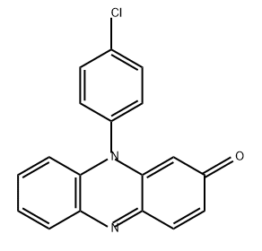 2(10H)-Phenazinone, 10-(4-chlorophenyl)- Struktur