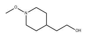 4-Piperidineethanol, 1-methoxy- Struktur