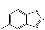 1H-Benzotriazole, 7-fluoro-5-methyl- Struktur