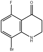 8-Bromo-5-fluoro-2,3-dihydroquinolin-4(1H)-one Struktur