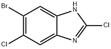 5-Bromo-2,6-dichloro-1H-1,3-benzimidazole Struktur