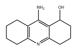 1-Acridinol, 9-amino-1,2,3,4,5,6,7,8-octahydro- Struktur