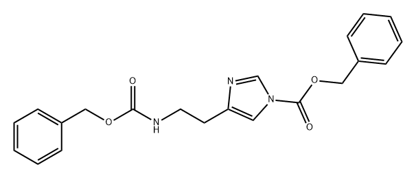 1H-Imidazole-1-carboxylic acid, 4-[2-[[(phenylmethoxy)carbonyl]amino]ethyl]-, phenylmethyl ester