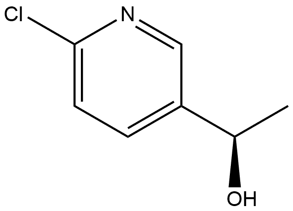 3-Pyridinemethanol, 6-chloro-α-methyl-, (αR)- Struktur