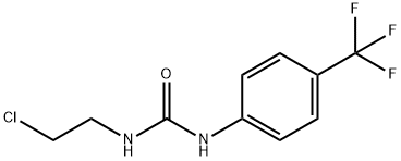 1-(2-Chloroethyl)-3-[4-(trifluoromethyl)phenyl]urea Struktur