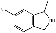 1H-Isoindole, 6-chloro-2,3-dihydro-1-methyl- Struktur