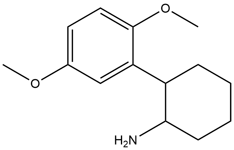 2-(2,5-Dimethoxyphenyl)cyclohexanamine Struktur