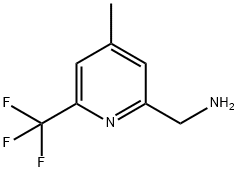 2-Aminomethyl-4-methyl-6-(trifluoromethyl)pyridine Struktur