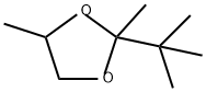 1,3-Dioxolane, 2-(1,1-dimethylethyl)-2,4-dimethyl- Struktur