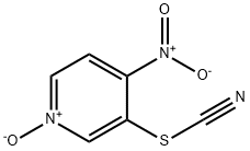 Thiocyanic acid, 4-nitro-3-pyridyl ester 1-oxide (8CI) Struktur