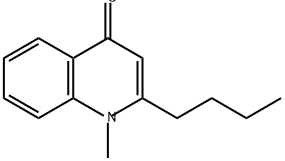 4(1H)-Quinolinone, 2-butyl-1-methyl- Struktur