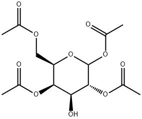 Galactopyranose, 1,2,4,6-tetraacetate, D- (8CI) Struktur