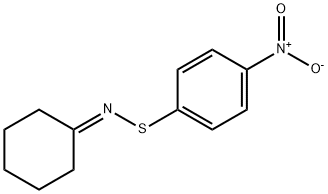 N-(Cyclohexyliden)-p-nitrobenzol-sulfenamid Struktur