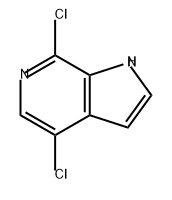 1H-Pyrrolo[2,3-c]pyridine, 4,7-dichloro- Struktur