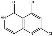 1,6-Naphthyridin-5(6H)-one, 2,4-dichloro- Struktur