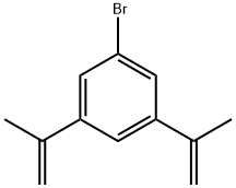 Benzene, 1-bromo-3,5-bis(1-methylethenyl)- Struktur