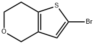 4H-Thieno[3,2-c]pyran, 2-bromo-6,7-dihydro- Struktur