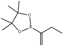 1,3,2-Dioxaborolane, 4,4,5,5-tetramethyl-2-(1-methylenepropyl)- Struktur