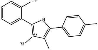 Phenol, 2-[4-methyl-5-(4-methylphenyl)-3-oxido-1H-imidazol-2-yl]- Struktur